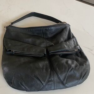 Elegant Black Leather Women's Bag